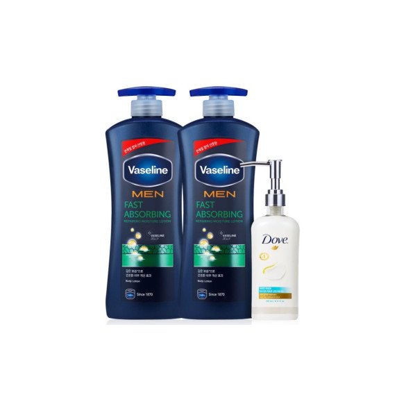 맨 리페어링 남성화장품 올인원 로션 600ml 2개 (+도브 핸드워시 증정) 